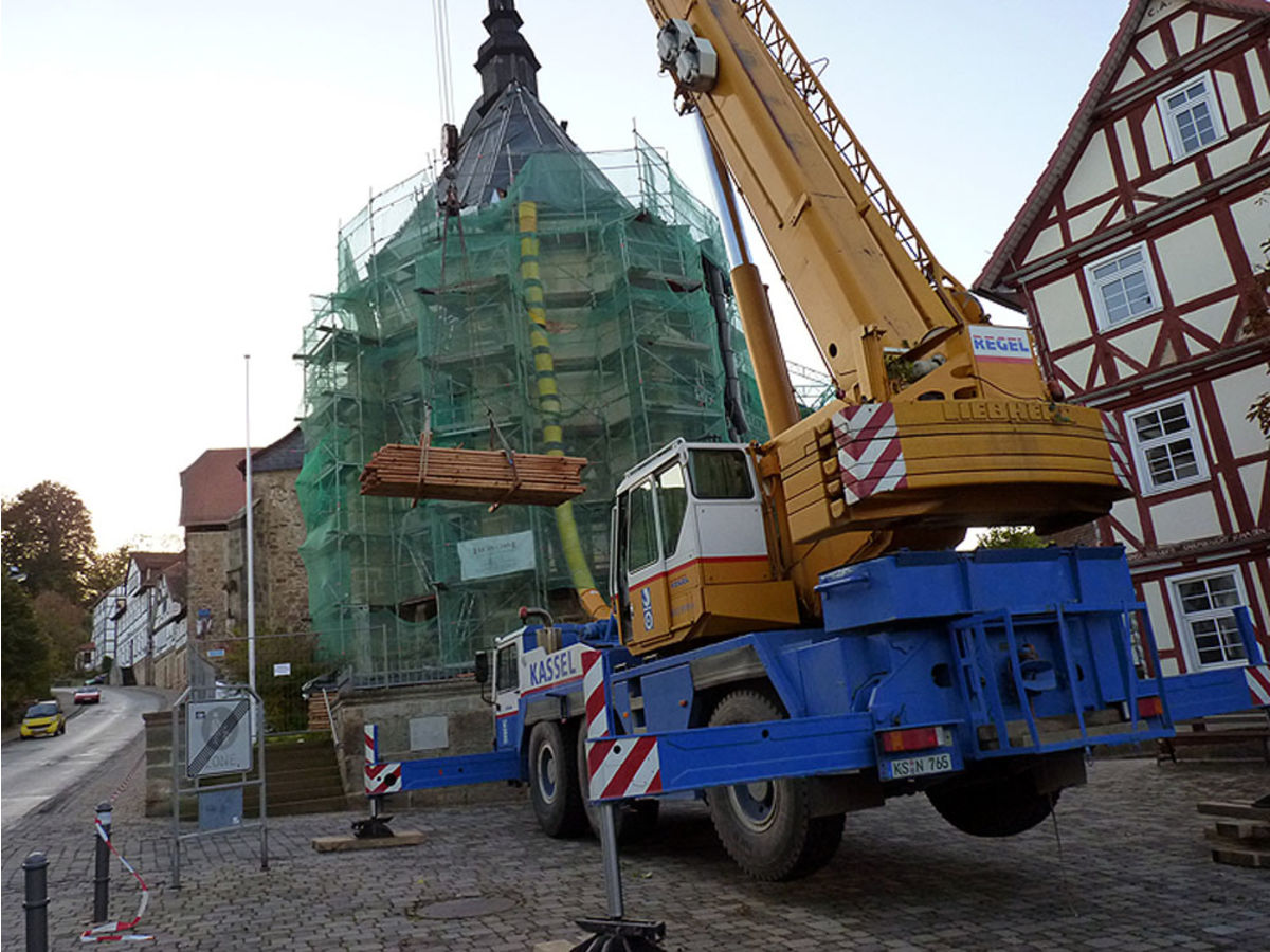 Kirchenrenovierung 2010 / 2011 (Foto: Karl-Franz Thiede)